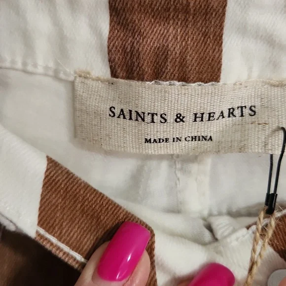 NWT. Saints & Hearts High- Rise Extreme Flare Jeans Size. Small - Picture 6 of 12